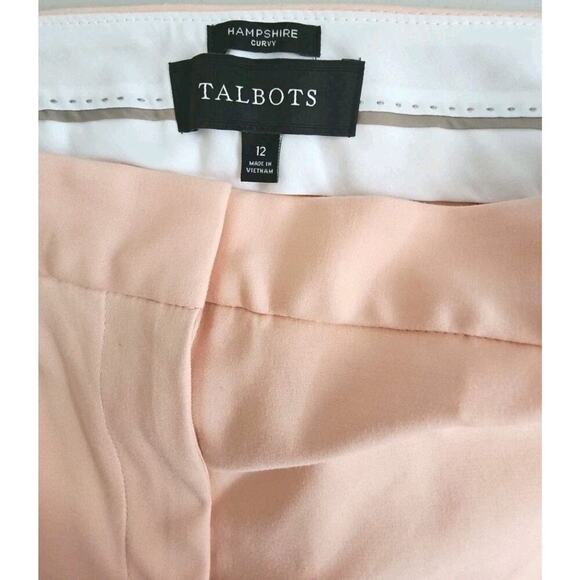 Talbots ~Woman Size 12~ Light Peach Hampshire Curvy Ankle Pants NWOT. - Picture 7 of 12